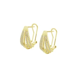 Boucles d'oreilles Lotus Silver Glam - LP3808-4-2