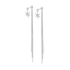 Boucles d'oreilles Lotus Silver Glam - LP3801-4-1