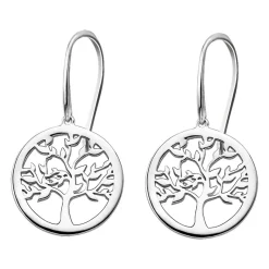 Boucles d'oreilles Lotus Silver TREE OF LIFE LP1641-4-1 - Boucles d'oreilles TREE OF LIFE Argent