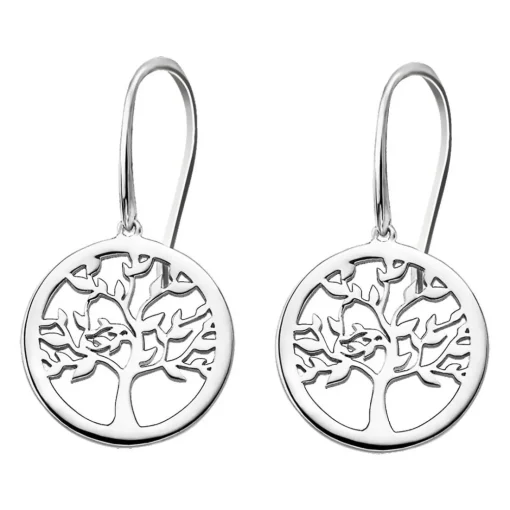 Boucles d'oreilles Lotus Silver TREE OF LIFE LP1641-4-1 - Boucles d'oreilles TREE OF LIFE Argent