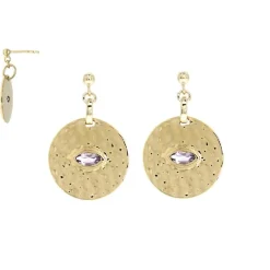 Boucles d'oreilles Luna BES22595-AME Kosma Paris – Doré
