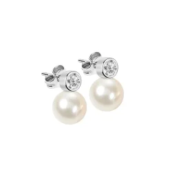 Boucles D'oreilles Morellato Bijoux SANH04 - Boucles D'oreilles Argent Perle