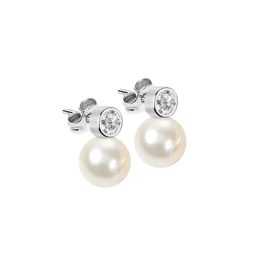 Boucles D'oreilles Morellato Bijoux SANH04 - Boucles D'oreilles Argent Perle