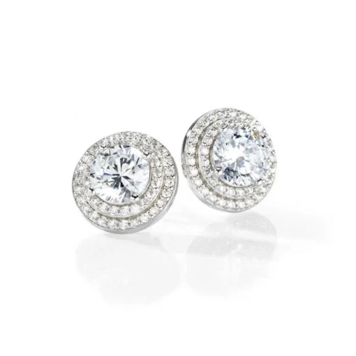 Boucles d'oreilles Morellato SAIW04 - Boucles d'oreilles Puces Argent Cristaux