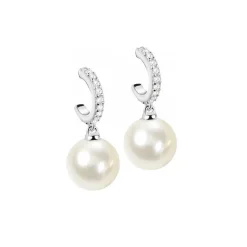 Boucles D'oreilles Morellato Bijoux SANH03 - Boucles D'oreilles Argent Perle