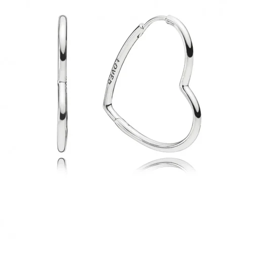 Boucles d'oreilles Pandora Amour 297822 - Boucles d'oreilles Coeurs Stylisés Femme