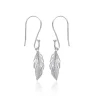Boucles d'oreilles Pendantes femme plume Argent Maison de la Bijouterie W5Y6U00