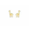 Boucles d'oreilles Stella 2-55-7659 Or Jaune et Or Blanc