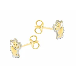 Boucles d'oreilles Stella 2-55-7649 Or Jaune et Blanc