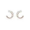 Boucles d'oreilles Swarovski - Matrix  Plaqué Or Rose