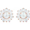 Boucles d'oreilles Swarovski 5459597 - Boucles d'oreilles Fleurs Cristaux Blancs
