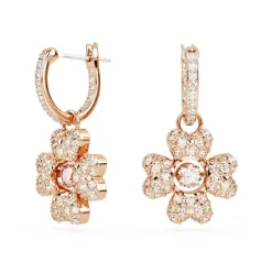 Boucles d'oreilles Swarovski Idyllia 5674212 - PE MN CZ Clover Silk/ROS