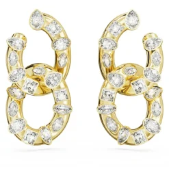 Boucles d'oreilles Swarovski 5663263 Dextera - PE WHI/GOS