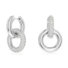 Boucles d'oreilles Swarovski 5671807 Dextera - PE InterLinked CRE/RHS