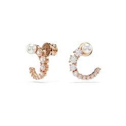 Boucles d'oreilles Swarovski - Matrix  Plaqué Or Rose
