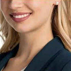Boucles d'oreilles Swarovski 5459597 - Boucles d'oreilles Fleurs Cristaux Blancs