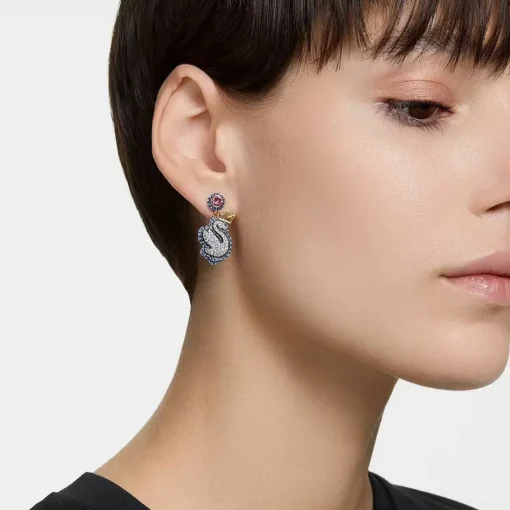 Boucles d'oreilles Swarovski 5649196 - POP SWAN