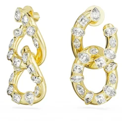 Boucles d'oreilles Swarovski 5663263 Dextera - PE WHI/GOS