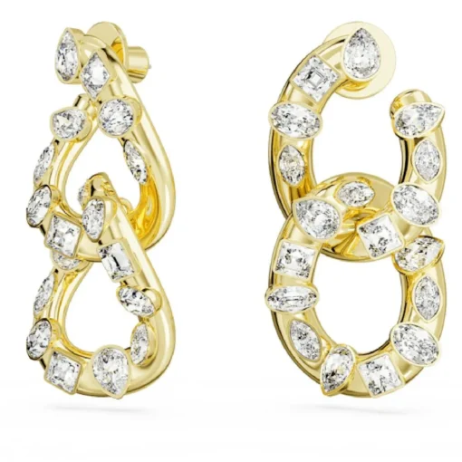 Boucles d'oreilles Swarovski 5663263 Dextera - PE WHI/GOS