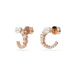 Boucles d'oreilles Swarovski - Matrix  Plaqué Or Rose