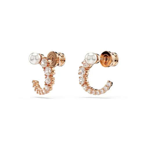 Boucles d'oreilles Swarovski - Matrix  Plaqué Or Rose