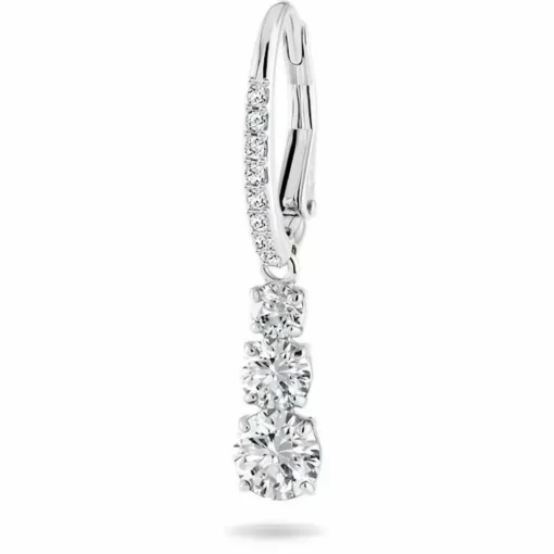 Boucles d'oreilles Swarovski Bijoux 5416155 - Acier Argenté Cristaux Swarovski Femme