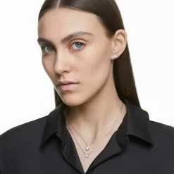 Boucles d'oreilles Swarovski Bijoux 5430365 - Acier Argenté Cristaux Swarovski Femme