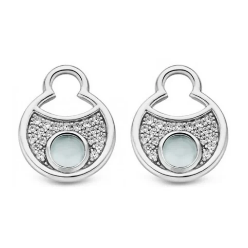Boucles d'oreilles Ti Sento 9188WL - Boucles d'oreilles Acier Argentées Femme