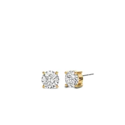 Boucles D'Oreilles Ti Sento - 7319ZY Argent Doré Oxydes De Zirconium