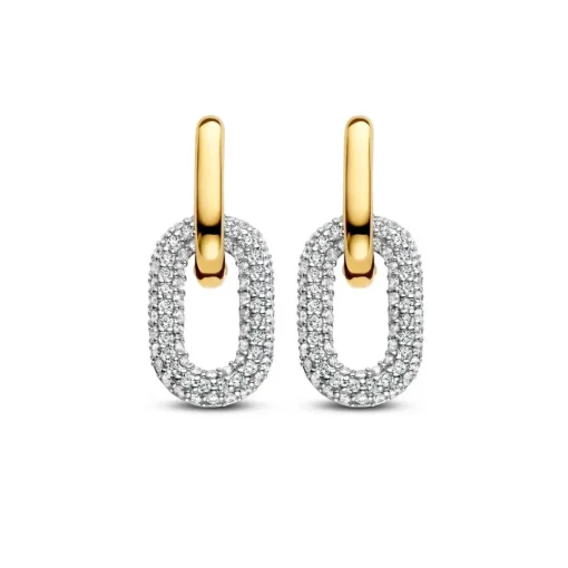 Boucles d'oreilles Ti Sento 7904ZY - Argent, plaqué or
