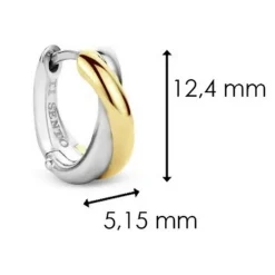 Boucles d'oreilles Ti Sento 7667SY-H - Argent, plaqué or