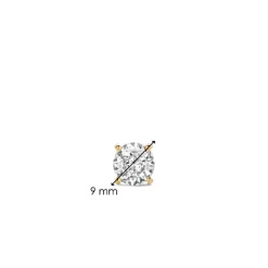 Boucles D'Oreilles Ti Sento - 7321ZY Argent Doré Oxydes De Zirconium