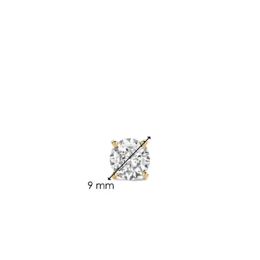 Boucles D'Oreilles Ti Sento - 7321ZY Argent Doré Oxydes De Zirconium