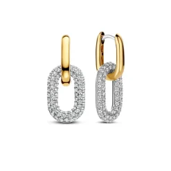Boucles d'oreilles Ti Sento 7904ZY - Argent, plaqué or
