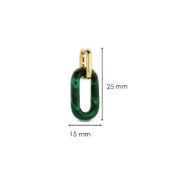 Boucles d'oreilles Ti Sento 7843MA-H – Argent, plaqué or