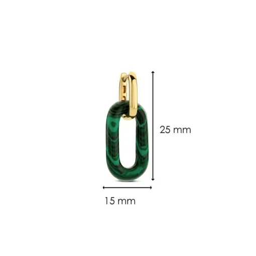Boucles d'oreilles Ti Sento 7843MA-H – Argent, plaqué or