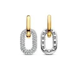 Boucles d'oreilles Ti Sento 7904ZY - Argent, plaqué or