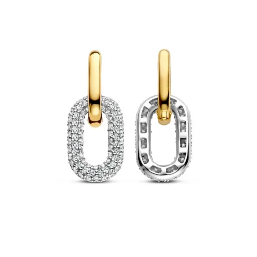 Boucles d'oreilles Ti Sento 7904ZY - Argent, plaqué or