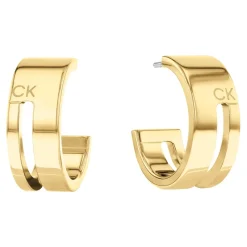 Boucles oreilles Calvin Klein Bijoux Geometric Essentials Sculptural - 35000676 Acier Doré