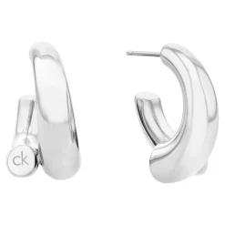 Boucles oreilles Calvin Klein Bijoux Ck Spiral - 35000764 Acier Argent