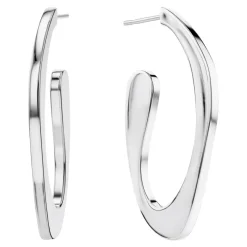 Boucles oreilles Calvin Klein Bijoux Harmonious Connection Sculptural - 35000689 Acier Argent