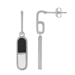 Boucles oreilles Charles Garnier Bijoux Styles - AGF170170E Argent