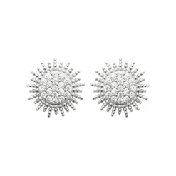 Boucles oreilles femme soleil argent rhodié Maison de la Bijouterie Z5W03Z0