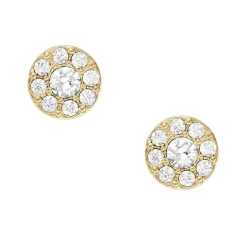 Boucles oreilles Fossil Bijoux All Stacked Up - JF04375710 Acier Doré