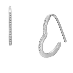 Boucles oreilles Fossil Bijoux - JA7230040 - Laiton Argent