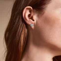 Boucles oreilles Fossil Bijoux - JF04676040 - Acier Argent