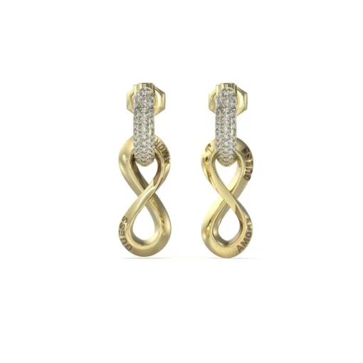 Boucles oreilles Guess Bijoux Guess Amore JUBE05051JWYG Acier Doré