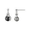 Boucles oreilles Jourdan AMK080 - HELICE - Argent Argent