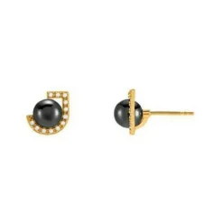 Boucles oreilles Jourdan AJF170006E - LYRAE - Argent Doré