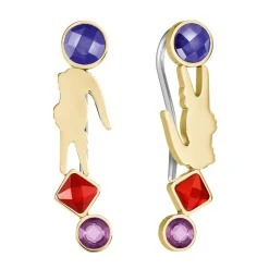Boucles oreilles Lacoste Deva - 2040336 Acier Doré